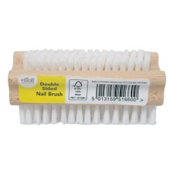 Elliott Nail Brush Double Sided Wood