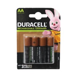 Duracell Rechargeable Batteries AA x 4 Pack
