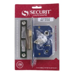 Securit Bathroom Lock Nickel Plated 63mm