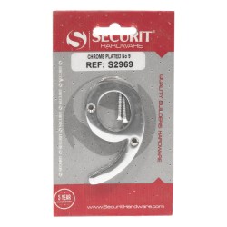 Securit Numeral No.9 Chrome 75mm