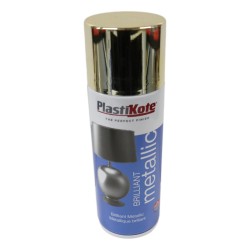 PlastiKote Spray Paint Brilliant Metallic 400ml