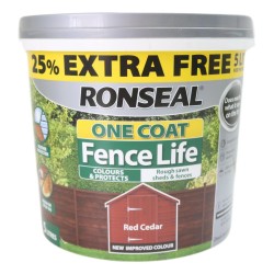 Ronseal One Coat Shed & Fence Protector 5 Litres