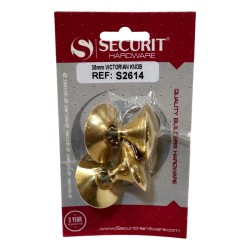 Securit Victorian Cupboard Knobs 35mm 2 Pack
