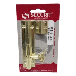 Securit Door Bolt Brass