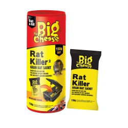 The Big Cheese Rat Killer Grain Bait 6 x 25g Sachets