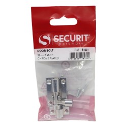 Securit Door Bolt Chrome