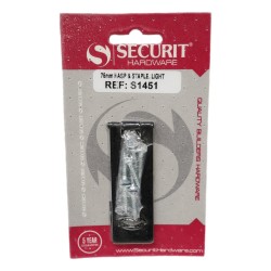 Securit Hasp & Staple Light Black