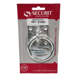 Securit Ring On Plate Zinc Plated 50mm