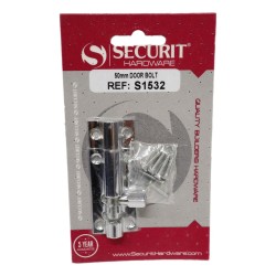Securit Door Bolt Chrome