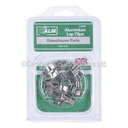 ALM Greenhouse Lap Clips Stainless Steel 50 Pack