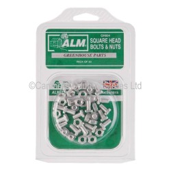 ALM Greenhouse Square Head Nuts & Bolts 20 Pack