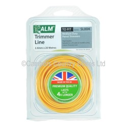 ALM Trimmer Line 2.4mm x 20m Round Yellow