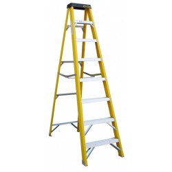 Drabest Fibreglass Swingback Step Ladder 150kg EN131 Pro