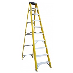 Drabest Fibreglass Swingback Step Ladder 150kg EN131 Pro