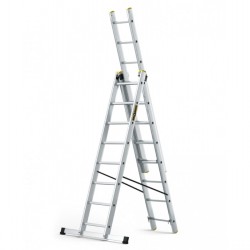 Drabest Aluminium Extension Ladder Triple EN131 Pro