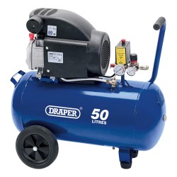 Draper Air Compressor 50 Litre 230v 2.0hp 1.5kw
