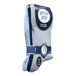 Sock Shop Ladies Gentle Grip Socks 3 Pair Pack Plain