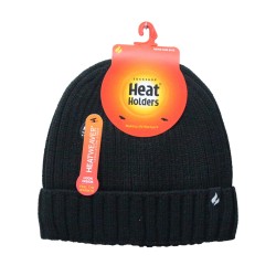Heat Holders Mens Lawson Chunky Rib Turnover Hat