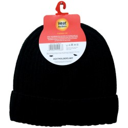 Heat Holders Mens Lawson Chunky Rib Turnover Hat