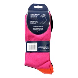 Sock Shop Mens Gentle Grip Socks 3 Pairs Colour Burst
