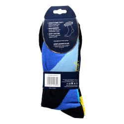 Sock Shop Mens Gentle Grip Socks 3 Pairs Colour Burst