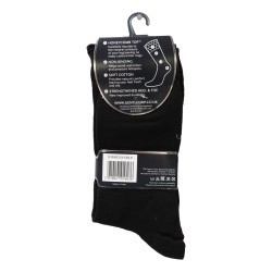 Sock Shop Mens Gentle Grip Socks 3 Pairs Plain