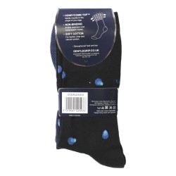 Sock Shop Mens Gentle Grip Socks 3 Pairs Cosmic Pulse