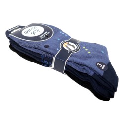 Sock Shop Mens Gentle Grip Socks 3 Pairs Cosmic Pulse