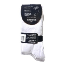 Sock Shop Mens Gentle Grip Socks 3 Pairs Plain