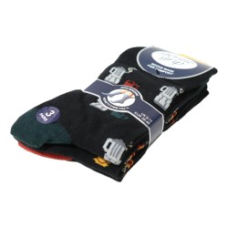 Sock Shop Mens Gentle Grip Socks 3 Pairs Fun Feet