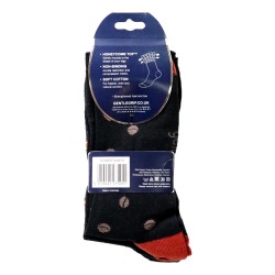 Sock Shop Mens Gentle Grip Socks 3 Pairs Fun Feet