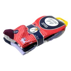 Sock Shop Ladies Gentle Grip Socks 3 Pairs Fun Feet