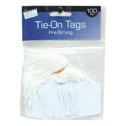 Pre Strung Tags 36 x 53mm 100 Pack