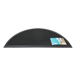 JVL Rubber Doormat Half Moon 40cm x 70cm