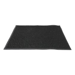 JVL Rubber Scraper Doormat Rectangular 40cm x 60cm