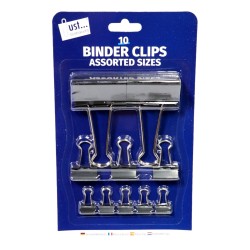 Just Stationery Bulldog Clip Assortment 10 Pack