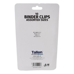 Just Stationery Bulldog Clip Assortment 10 Pack
