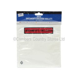 Documents Enclosed Wallets A6 20 Pack