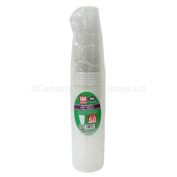 PPS Plastic Drink Glasses 568ml / 1 Pint 50 Pack