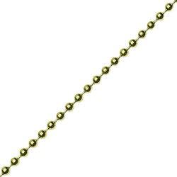 Eliza Tinsley Ball Chain Polished Brass 3mm x 2m