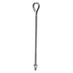 Eliza Tinsley Unwelded Eye Bolts M8 x 250mm 6 Pack