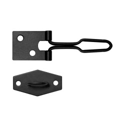 Eliza Tinsley Hasp & Staple Wire Black 3"
