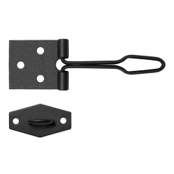 Eliza Tinsley Hasp & Staple Wire Black 4"