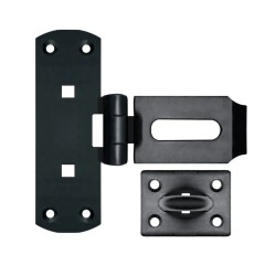 Eliza Tinsley Hasp & Staple Vertical Light 6" Black