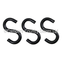 Eliza Tinsley S Hooks 38mm Black 3 Pack