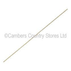 Eliza Tinsley Ball Chain Polished Brass 3mm x 2m