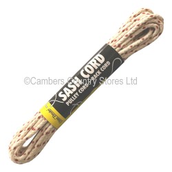 Eliza Tinsley Sash Cord Waxed Red Spot 12.5m x 6.5mm