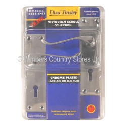 Eliza Tinsley Door Handles Lever Lock Chrome Plated