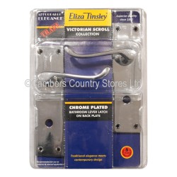 Eliza Tinsley Door Handles Bathroom Lever Chrome Plated