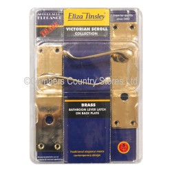 Eliza Tinsley Door Handles Bathroom Lever Brass